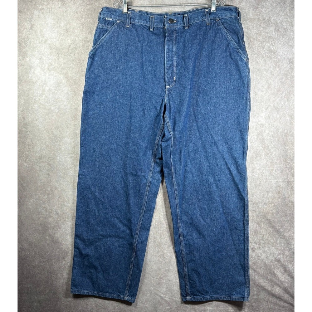 Carhartt FRB13 Flame-Resistant Signature Denim Jeans Men 44 x 32 FR Work Outdoor